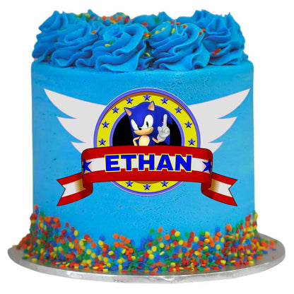 Personalised Edible Sonic Topper