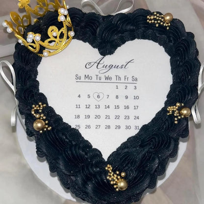 Edible Calendar Cake Topper