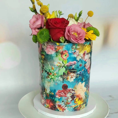 Floral Icing Sheet